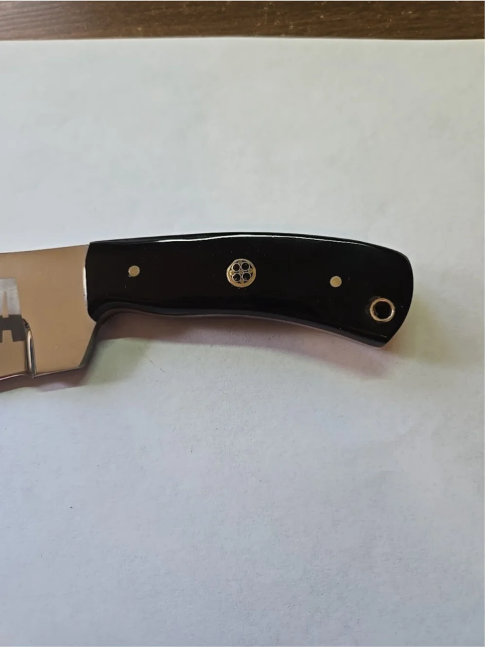 Custom Handmade USA Fixed Blade Knife With PANTERA Etched In Blade 8